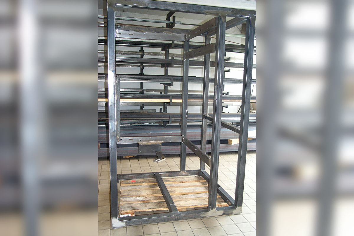 Maschinengestell für LebensmittelBranche Metallbau Geerz