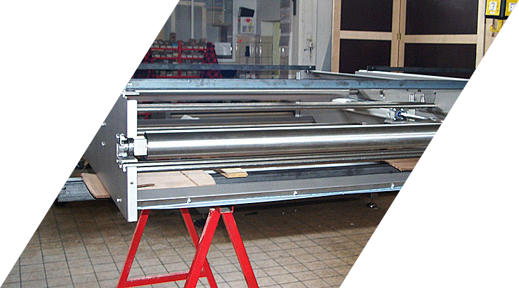 Metallbau Geerz - Bandspannstation für eine Produktionstrecke