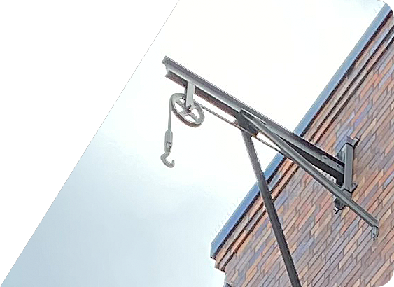 Metallbau Geerz - Kleiner Deko-Kran (ohne Funktion)